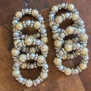 Beaded napkin rings 8